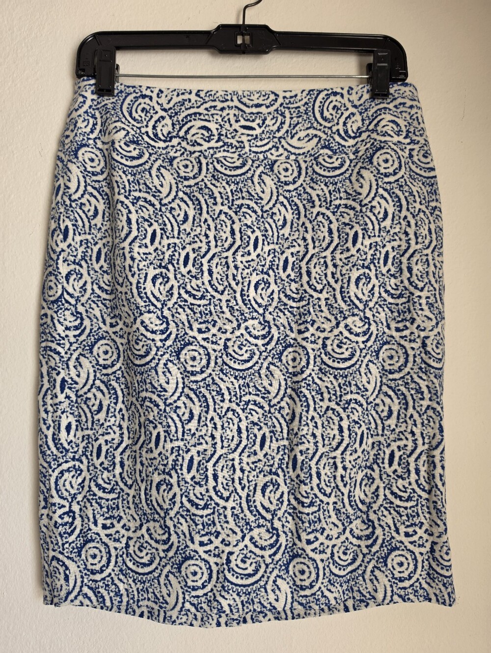The Limited Blue And Cream Pencil Skirt Size 4